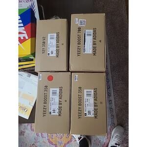 Size 10.5 Uk 10 - Yeezy 350 X3 V2 Bone (BOXes ONLY!) Yeezy 700 X1 Used Boxes